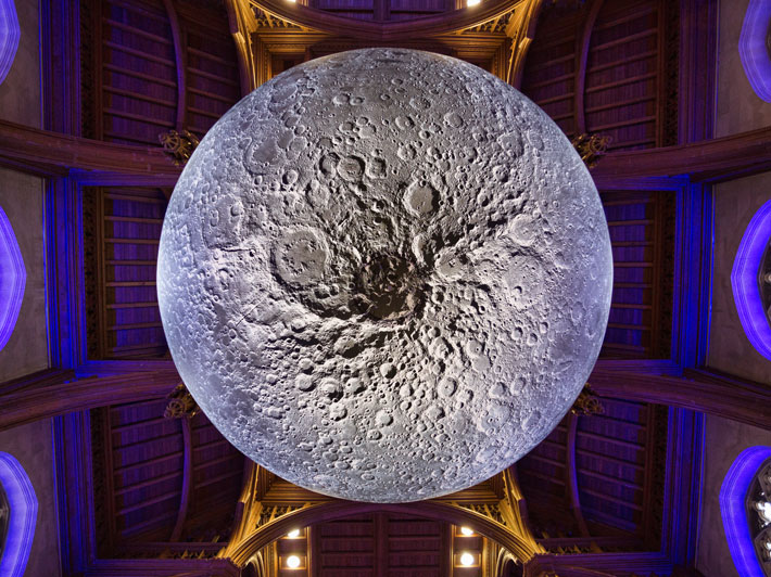Museum of the Moon. Artist: Luke Jerram. Photo: Neil James