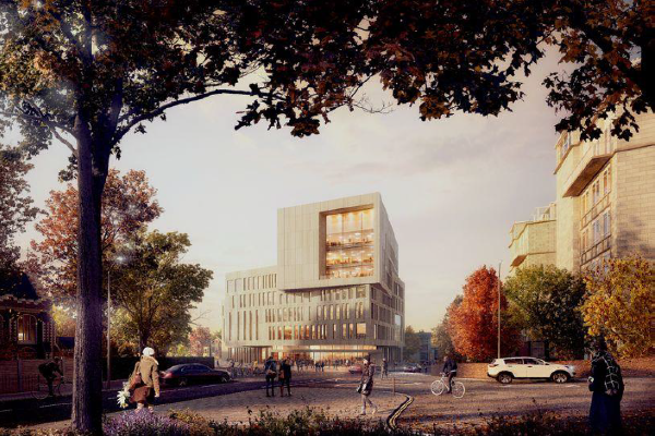 Artist's impression of new University Library